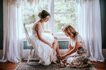Bridal Suite In Farmhouse For Prepping